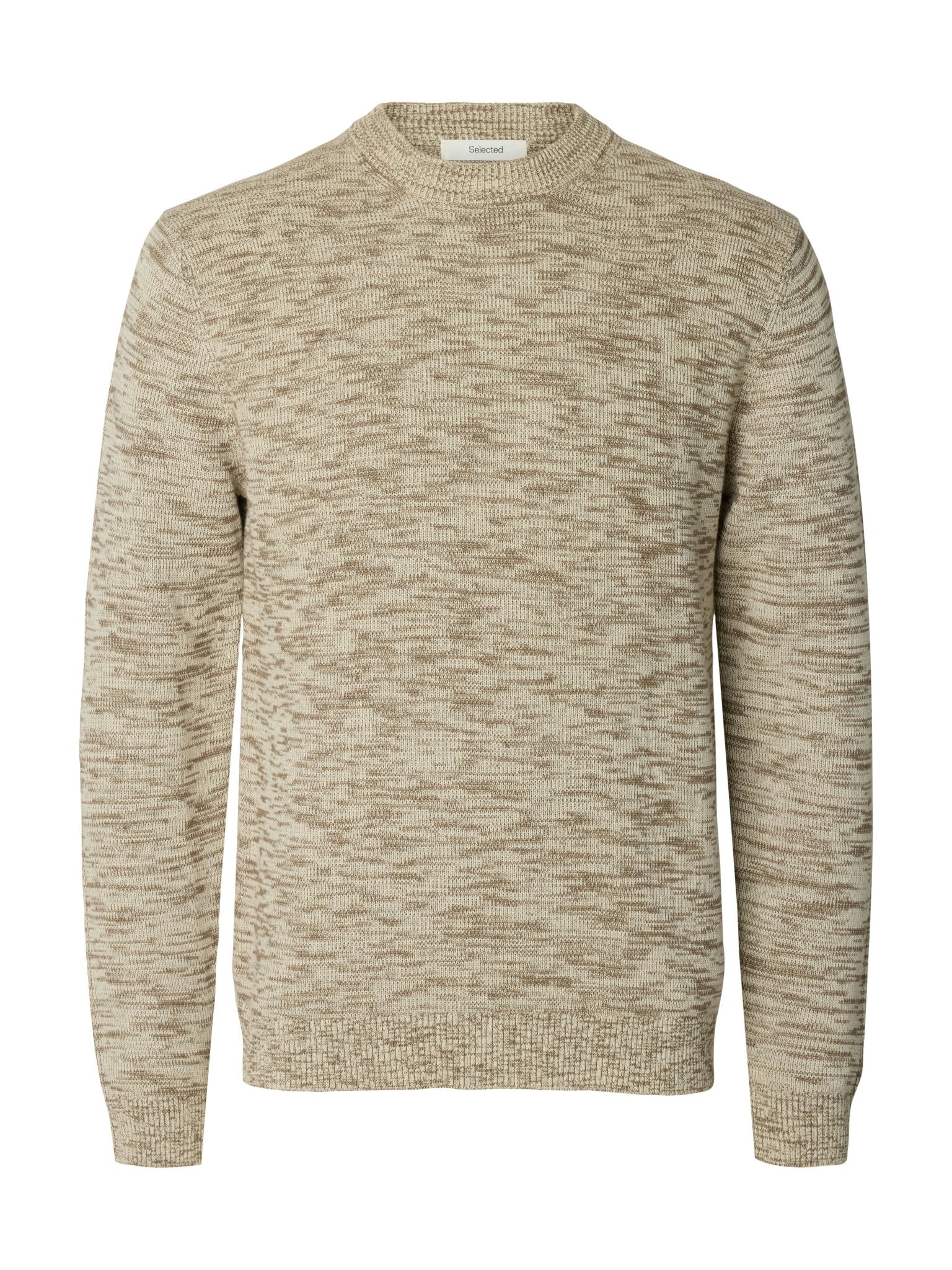 Selected Men Strik & Sweat 16092599-oatmeal/morei_m - Bygholm Menswear